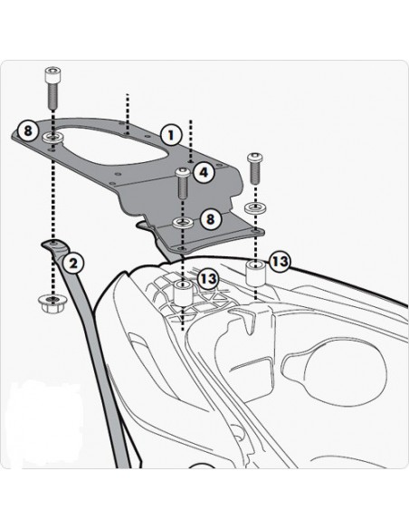 PORTAEQUIPAJE MK C M5 PIAGGIO.
