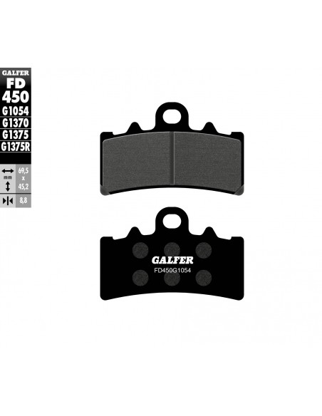 PASTILLA DE FRENO SEMI METALICA