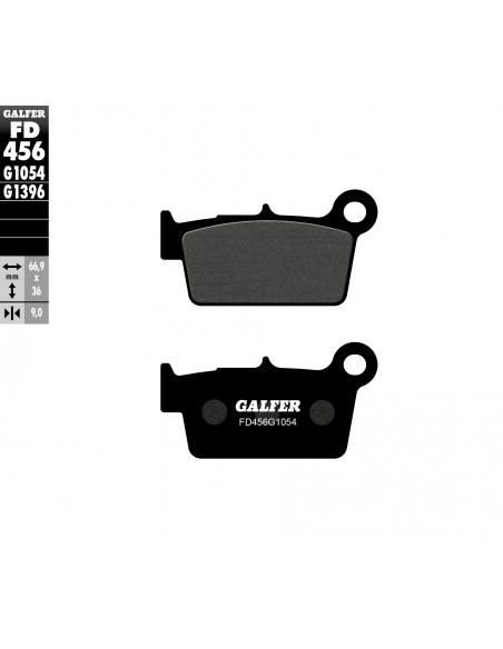 PASTILLA DE FRENO SEMI METALICA