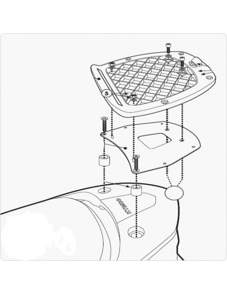 PORTAEQUIPAJE ML P INTML KYMCO