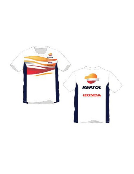 CAMISETA HONDA NIÑO BLANCA