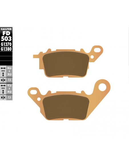 PASTILLA DE FRENO SINTERIZADA SPORT-STREET