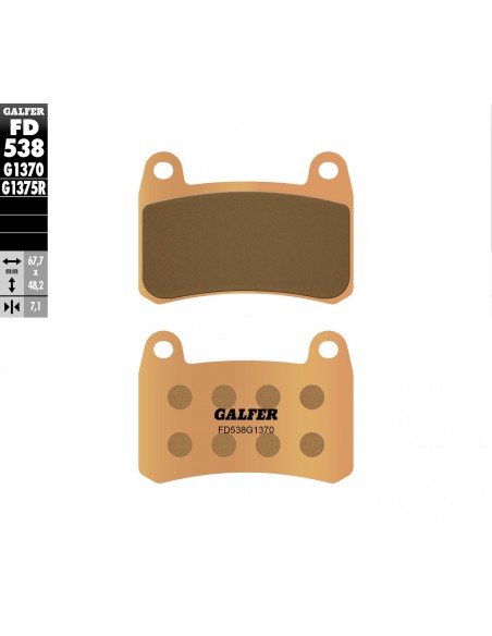 PASTILLA DE FRENO SINTERIZADA SPORT-STREET