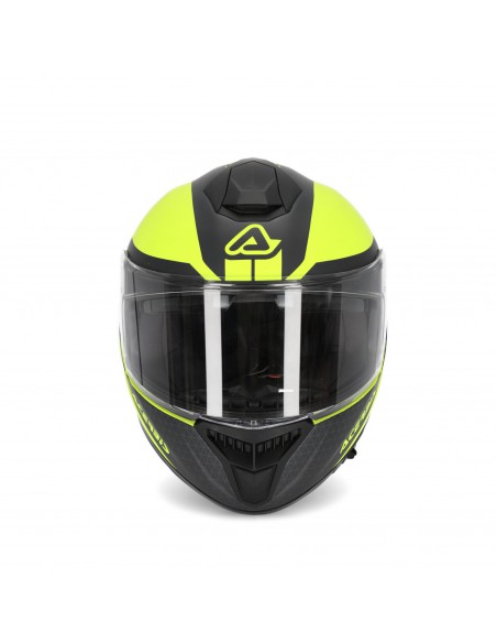 CASCO KRAPON AMARILLO FLUOR NEGRO