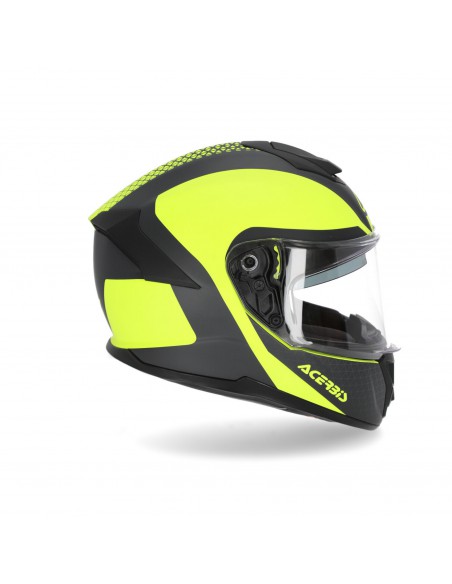 CASCO KRAPON AMARILLO FLUOR NEGRO