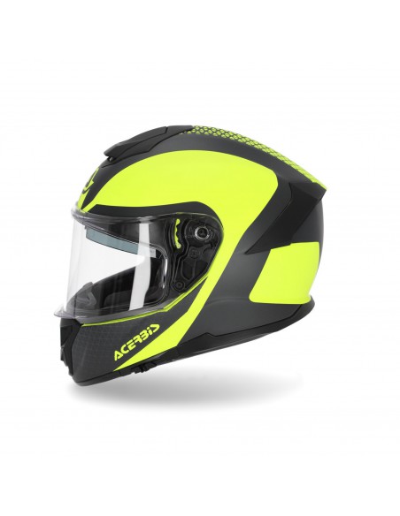 CASCO KRAPON AMARILLO FLUOR NEGRO