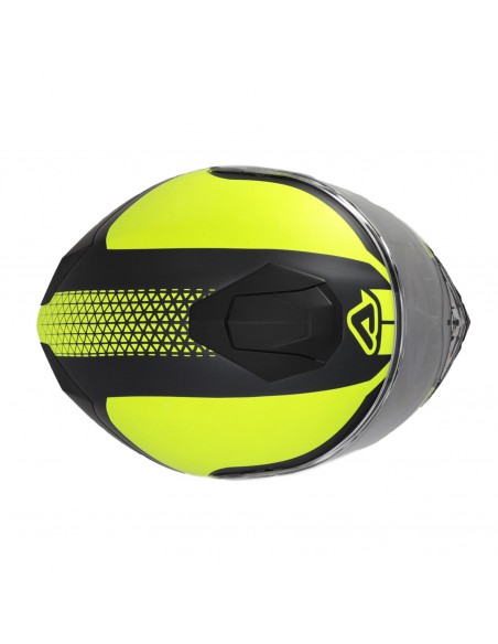 CASCO KRAPON AMARILLO FLUOR NEGRO