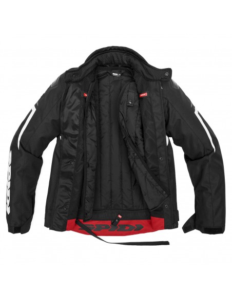 CHAQUETA SPORTMASTER H2OUT NEGRA BLANCA