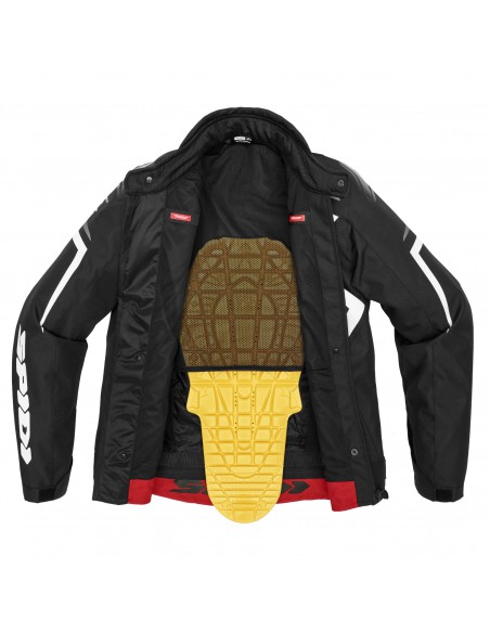 CHAQUETA SPORTMASTER H2OUT NEGRA BLANCA