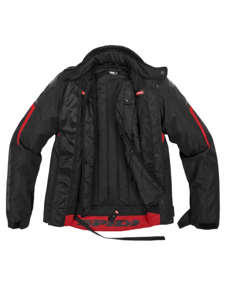 CHAQUETA SPORTMASTER H2OUT NEGRA ROJA