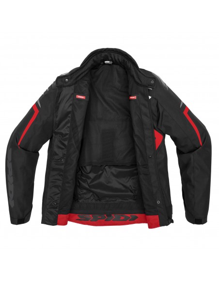 CHAQUETA SPORTMASTER H2OUT NEGRA ROJA