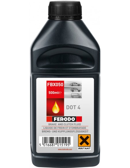 LIQUIDO FRENOS DOT 4 500ML FBX050