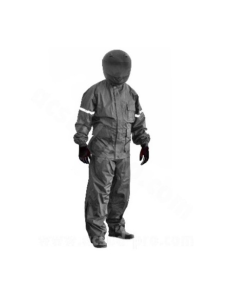 TRAJE LLUVIA 2 PIEZAS NEGRO TALLA XXL
