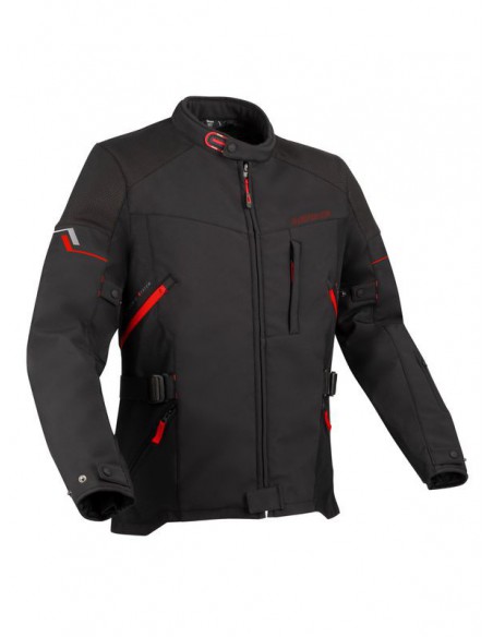 CHAQUETA COBALT NEGRO ROJO