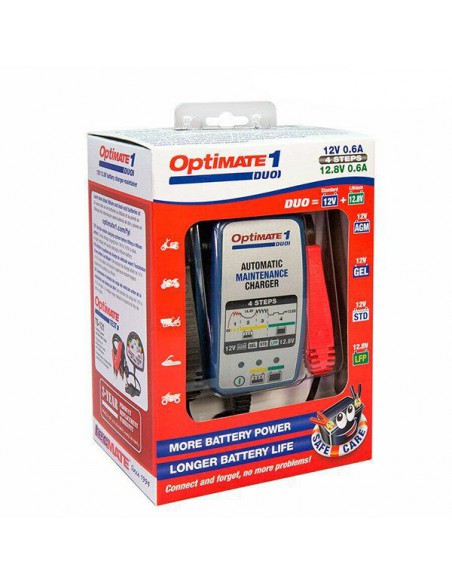 CARGADOR BATERÍAS OPTIMATE 1 DUO TM-402D