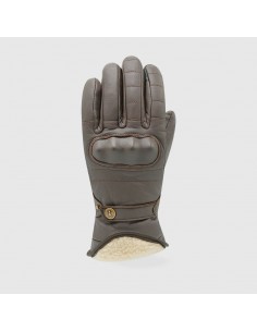 GUANTE FLYNN3 MARRON PIEL