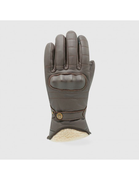 GUANTE FLYNN3 MARRON PIEL