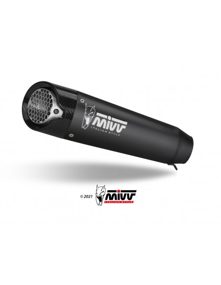 ESCAPE MIVV X-M5 BLACK INOX NEGRO DUCATI MONSTER / MONSTER + 2021-2021