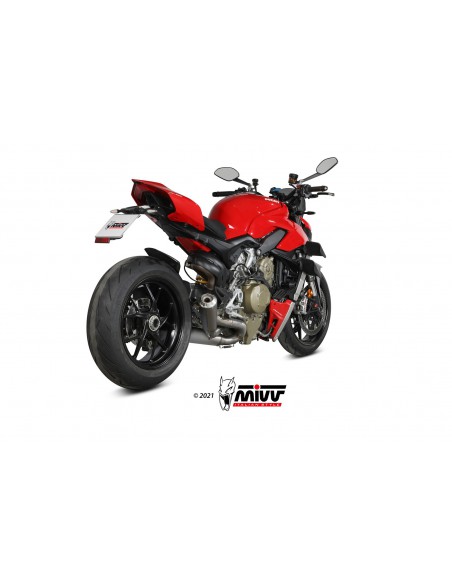 ESCAPE MIVV X-M1 TITANIO DUCATI STREETFIGHTER V4 2020-2021