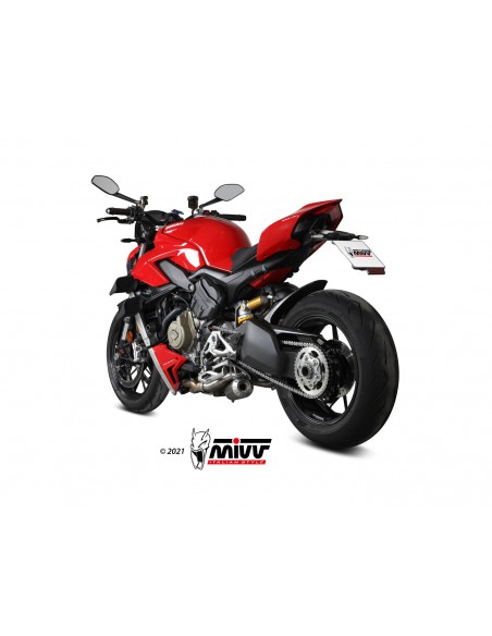 ESCAPE MIVV X-M1 TITANIO DUCATI STREETFIGHTER V4 2020-2021