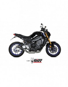 ESCAPE MIVV X-M1 BLACK INOX NEGRO YAMAHA MT-09 / SP / FZ-09 2021-2021