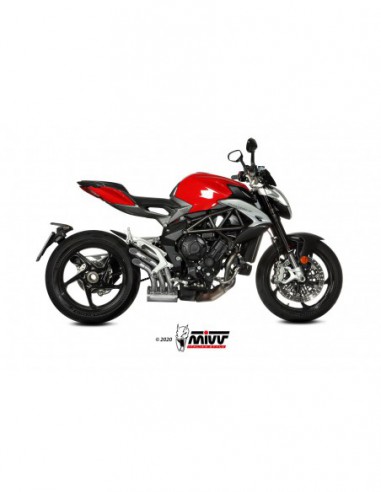 ESCAPE MIVV SPEEDEDGE INOX MV AGUSTA BRUTALE 800 RR 2017-2020