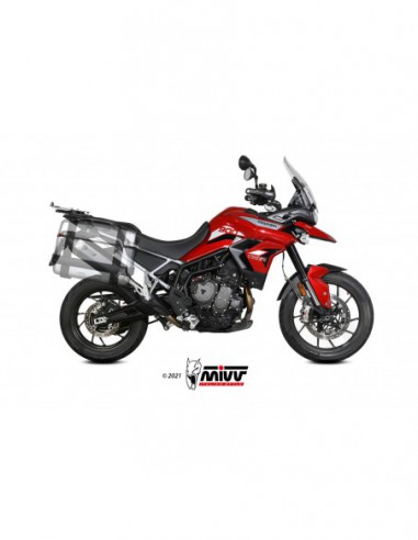 ESCAPE MIVV SPEEDEDGE BLACK INOX NEGRO TRIUMPH TIGER 900 / GT / PRO / RALLY 2021-