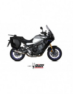 ESCAPE MIVV OVAL TITANIO CON TAPA DE CARBONO YAMAHA TRACER 9 / GT 2021-2021