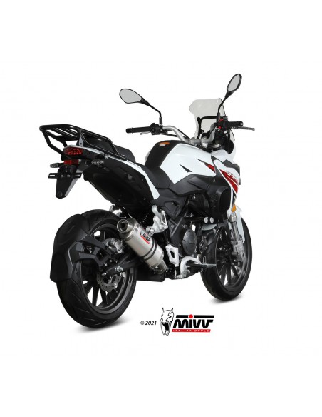 ESCAPE MIVV OVAL INOX BENELLI TRK 251 2019-2021