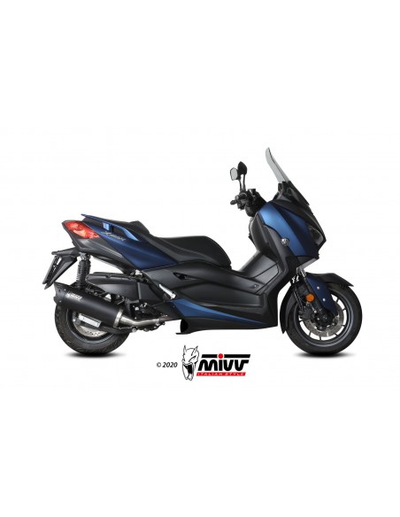 ESCAPE MIVV MOVER INOX BARNIZADO NEGRO YAMAHA X-MAX 400 2017-2021