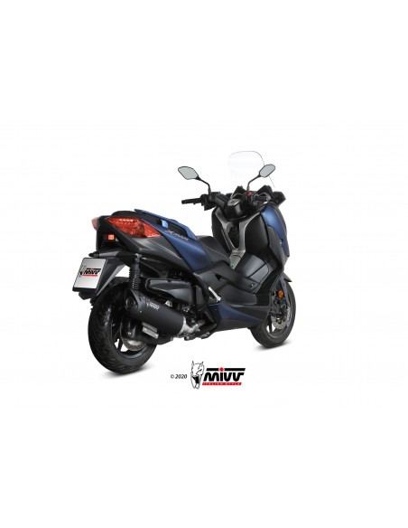 ESCAPE MIVV MOVER INOX BARNIZADO NEGRO YAMAHA X-MAX 400 2017-2021