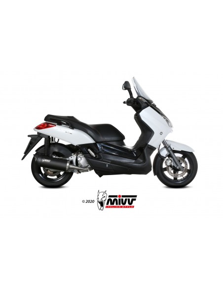 ESCAPE MIVV MOVER INOX BARNIZADO NEGRO YAMAHA X-MAX 250 2006-2016
