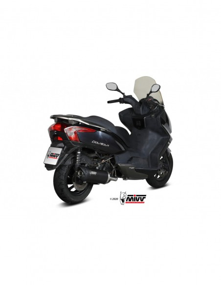 ESCAPE MIVV MOVER INOX BARNIZADO NEGRO KYMCO DOWNTOWN 125 2009-2016
