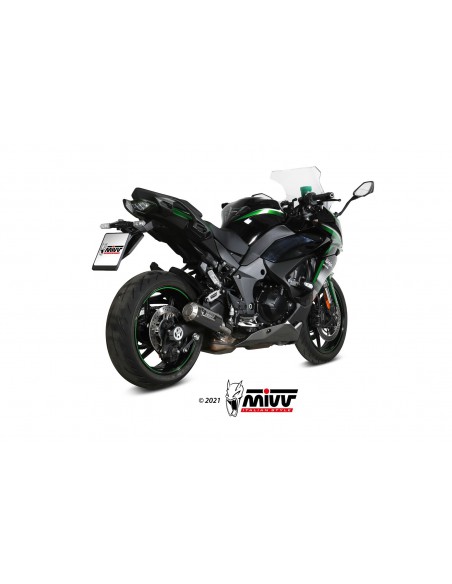 ESCAPE MIVV MK3 CARBONO KAWASAKI NINJA 1000 SX / TOURER 2020-2021