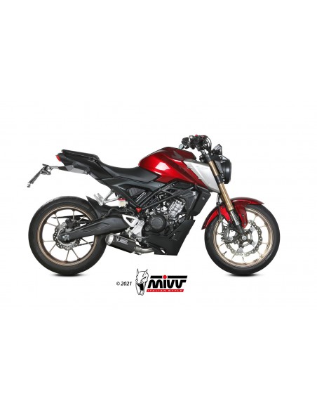 ESCAPE MIVV MK3 CARBONO HONDA CB 125 R 2021-2021