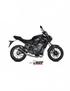ESCAPE MIVV GPPRO BLACK INOX NEGRO YAMAHA MT-07 / FZ-07 2021-2021