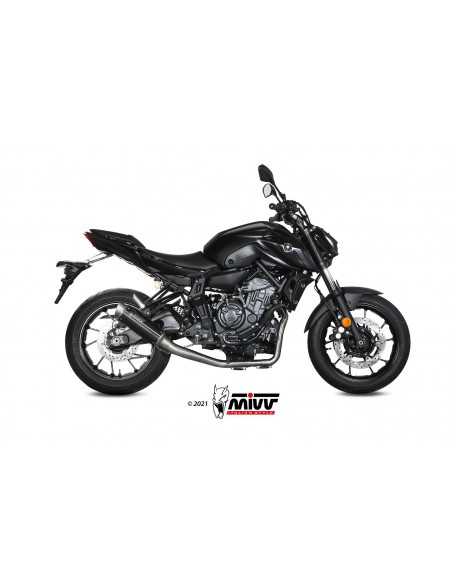 ESCAPE MIVV GPPRO BLACK INOX NEGRO YAMAHA MT-07 / FZ-07 2021-2021
