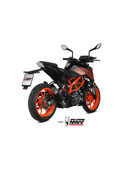 ESCAPE MIVV GPPRO BLACK INOX NEGRO KTM 125 DUKE 2021-2021