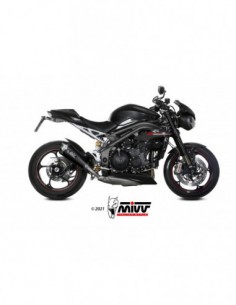 ESCAPE MIVV DELTARACE CARBONO TRIUMPH SPEED TRIPLE R / S / RS 2018-2020