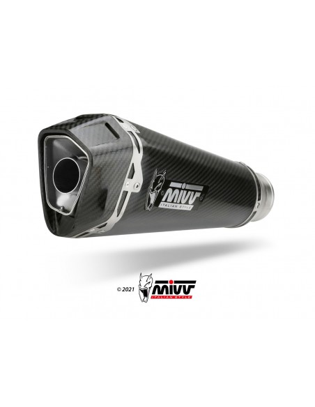 ESCAPE MIVV DELTARACE CARBONO TRIUMPH SPEED TRIPLE R / S / RS 2018-2020