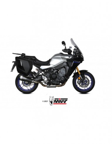 ESCAPE MIVV DELTARACE BLACK INOX NEGRO YAMAHA TRACER 9 / GT 2021-2021