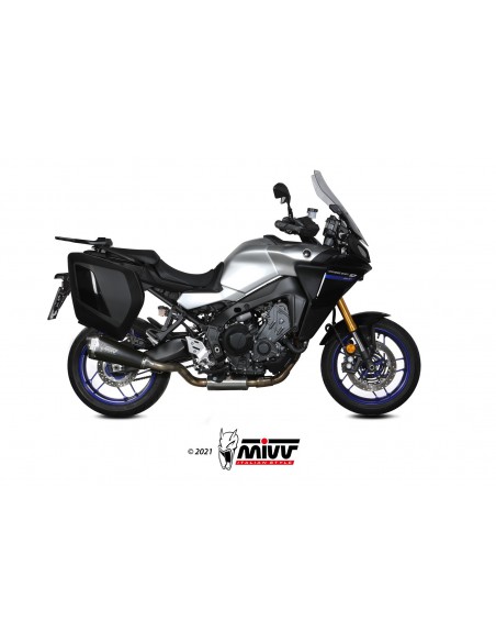 ESCAPE MIVV DELTARACE BLACK INOX NEGRO YAMAHA TRACER 9 / GT 2021-2021