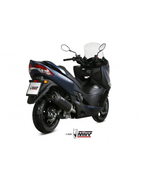 ESCAPE MIVV MOVER INOX BARNIZADO NEGRO BURGMAN 400 2017 -