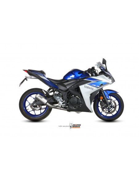 ESCAPE MIVV COMPLETO INOX YZF R3 2015