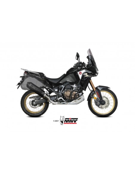 ESCAPE MIVV SPEED EDGE BLACK INOX NEGRO CRF 1100 L AFRICA TWIN 2020 -