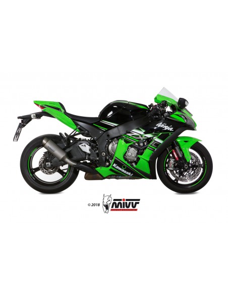 ESCAPE MIVV GP PRO TITANIO KAWASAKI ZX-10 R 2016 - 2022