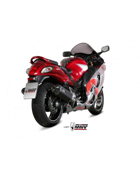 ESCAPE MIVV SPEED EDGE BLACK INOX NEGRO SUZUKI GSX-R 1300 HAYABUSA 2008 -