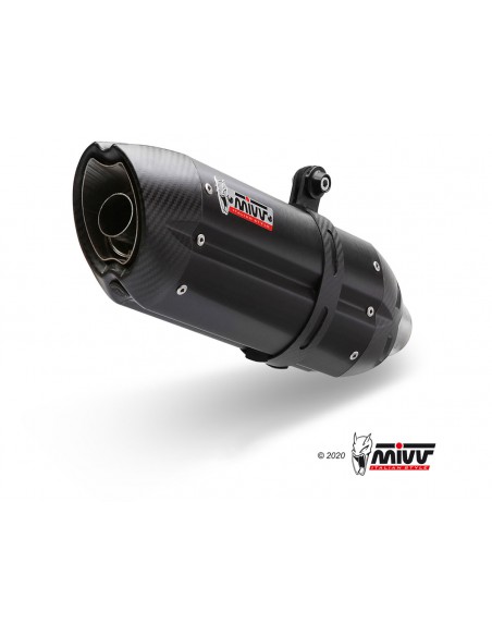 ESCAPE MIVV SUONO BLACK INOX NEGRO SUZUKI GSX-S 750 2017 -