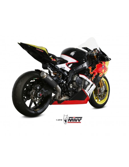 ESCAPE MIVV GP PRO BLACK INOX NEGRO BMW S 1000 RR 2017 - 2018