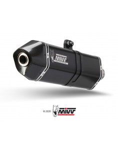 ESCAPE MIVV SPEED EDGE BLACK INOX NEGRO BMW R 1250 GS / ADVENTURE 2019 - 2022